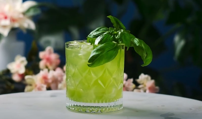 Basil Smash Cocktail