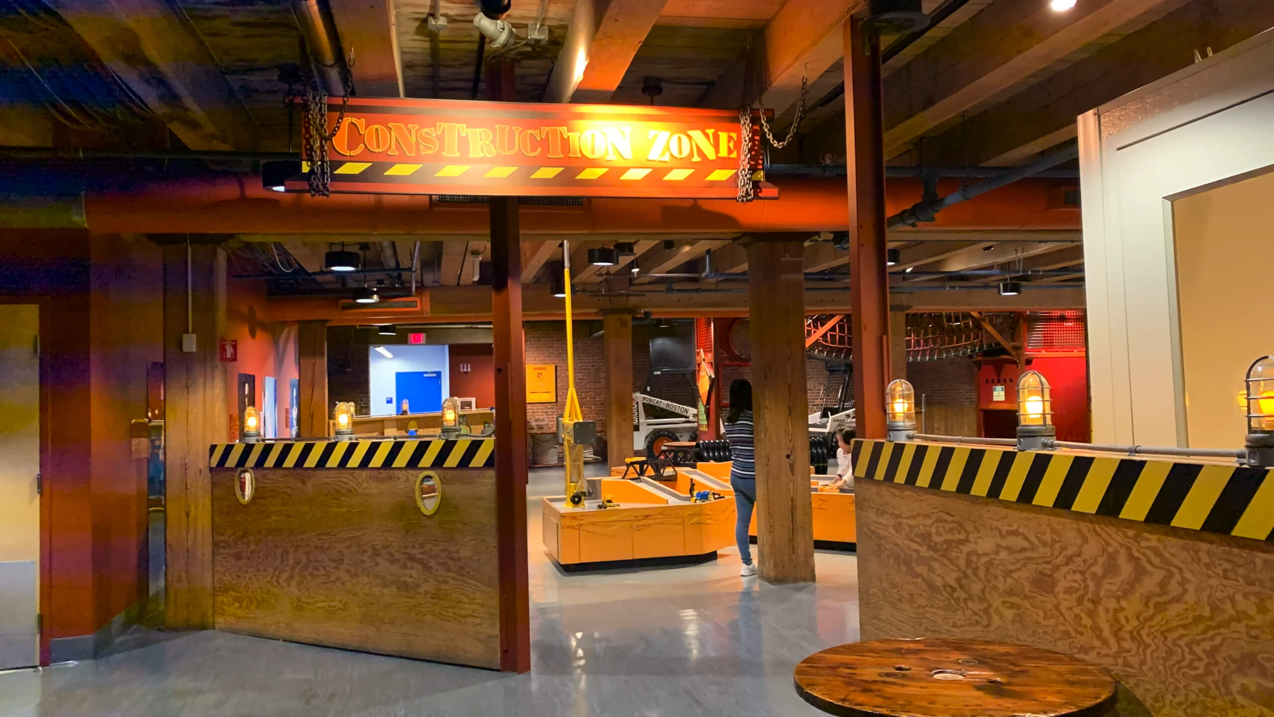 Construction zone in the Children's Museum in Boston