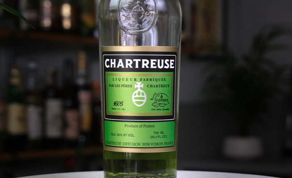 Bottle of Green Chartreuse