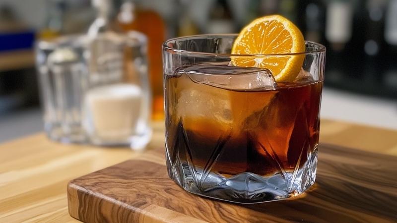 Black Walnut Old Fashioned cocktail